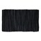 Contemporary Home Living 20" x 31.5" Striped Cotton Rag Area Throw Rug - Jet Black